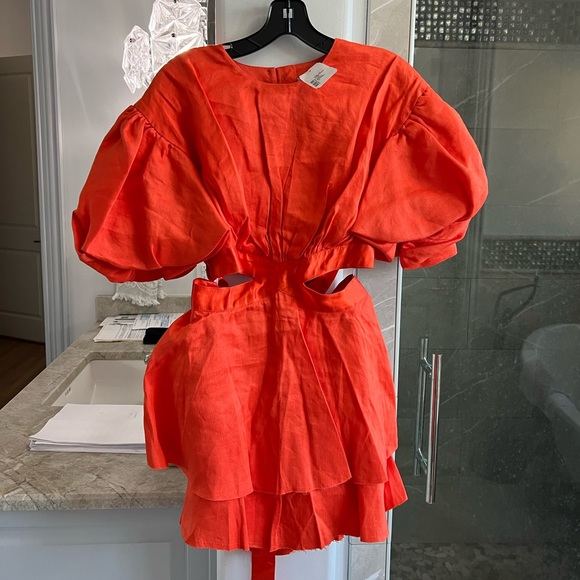 SOLD Aje Gracious Cut-Out Mini Dress - Picture 6 of 14